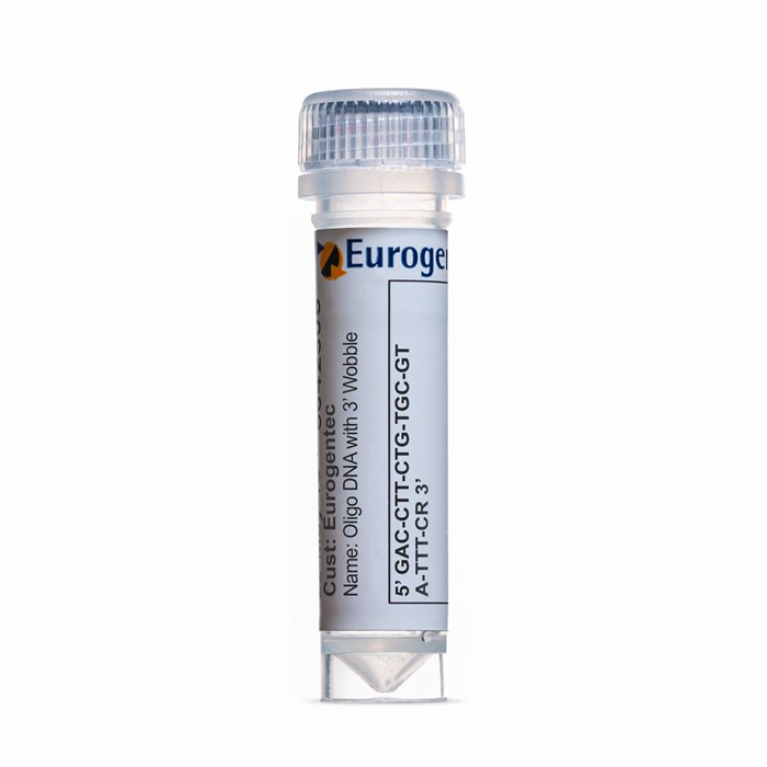 Example of a tube of an Oligonucleotide with 3' Wobble